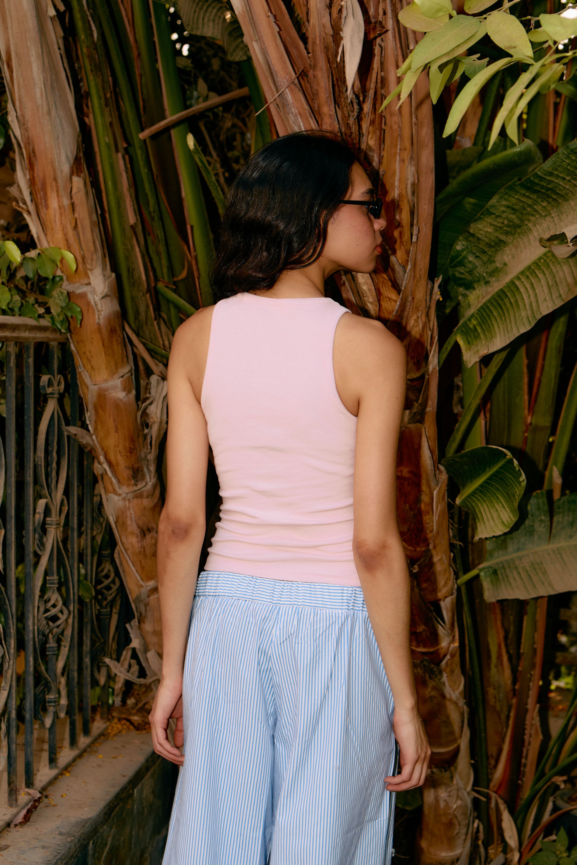 BABY PINK CREWNECK TANK TOP