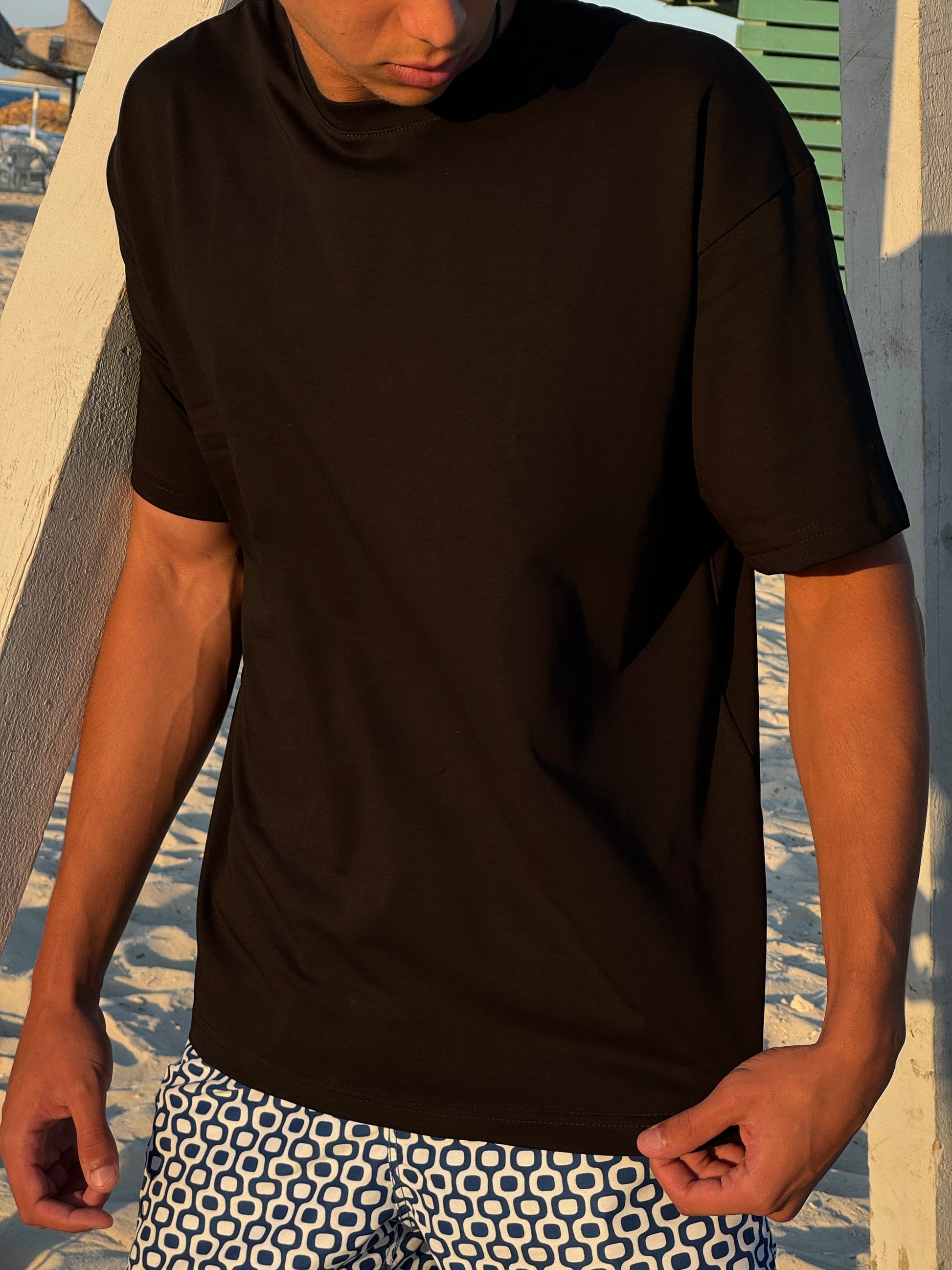 Basic Black Oversized T-Shirt
