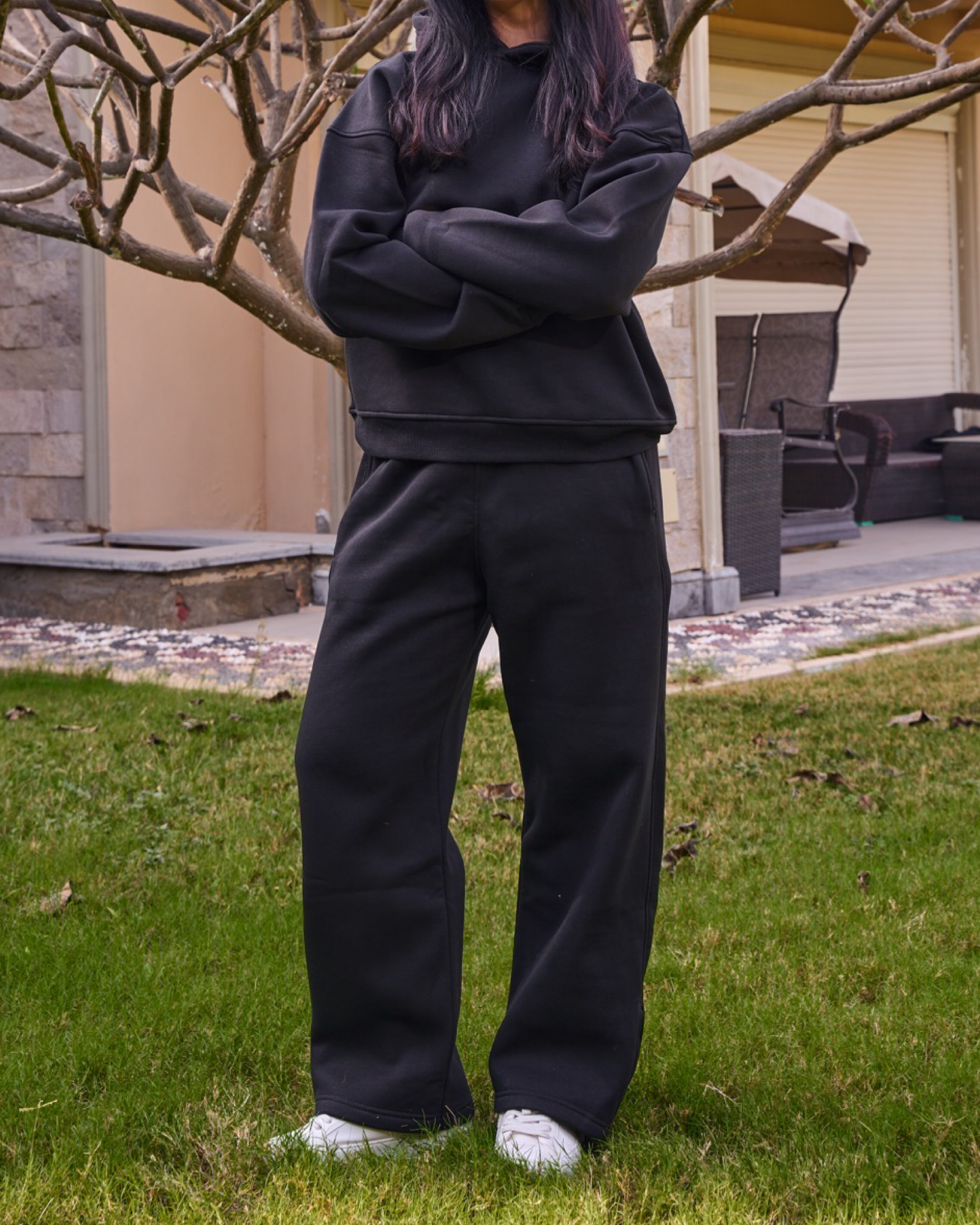 Adjustable SweatPants In Black